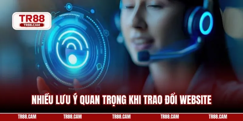 Nhiều lưu ý quan trọng khi trao đổi website